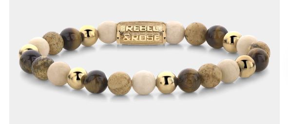 Rebel & Rose Autumn Love - 18ct Yellow Gold Ionplated Bracelet