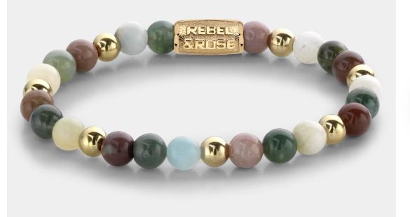 Rebel & Rose Spring Shine - 18ct Yellow Gold Ionplated Bracelet