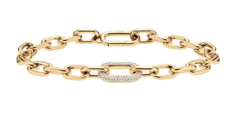 Daniel Wellington Crystal Link Bracelet Gold