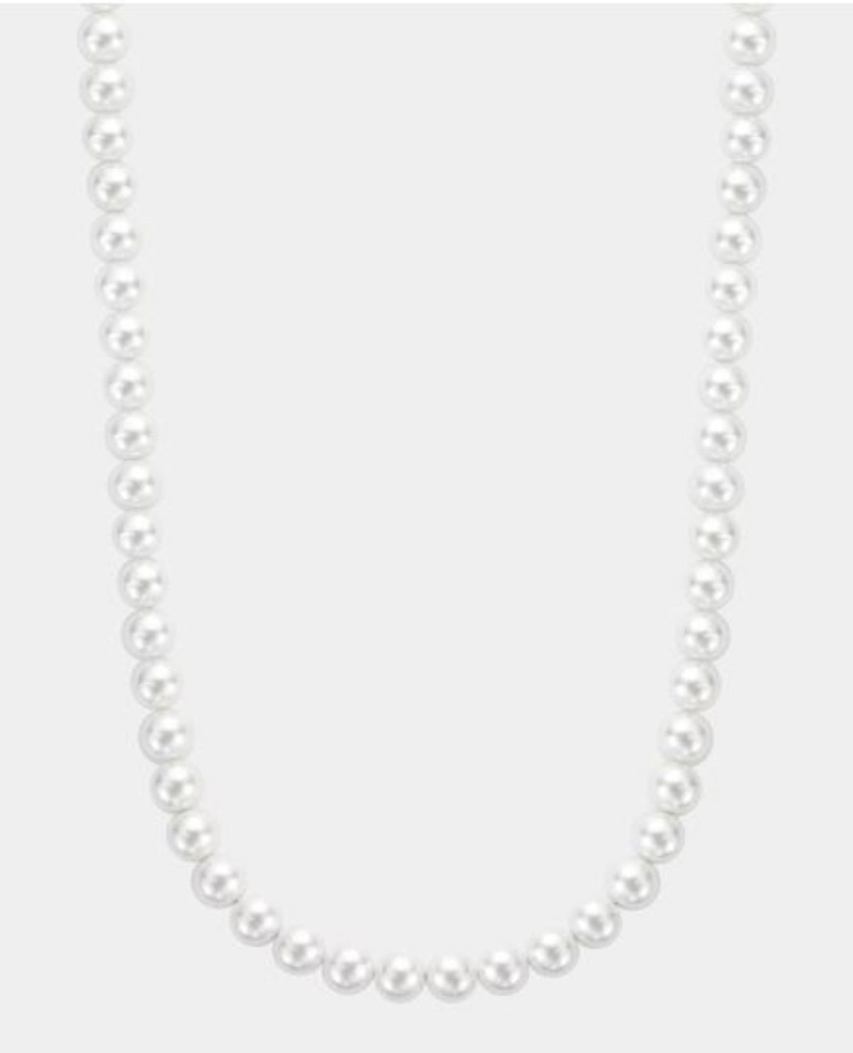 Rebel & Rose Necklace Pearl Gem Gold 8mm 42cm