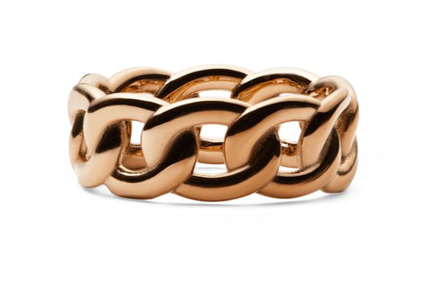 Daniel Wellington Chunky Chain Ring Rose Gold