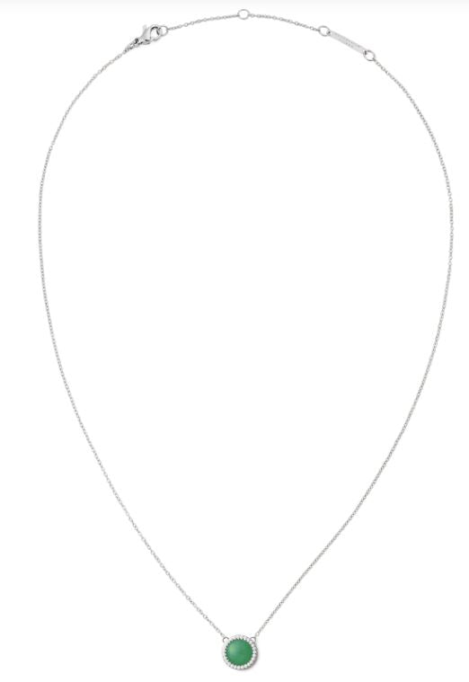 Daniel Wellington Audrey Jade Necklace Silver