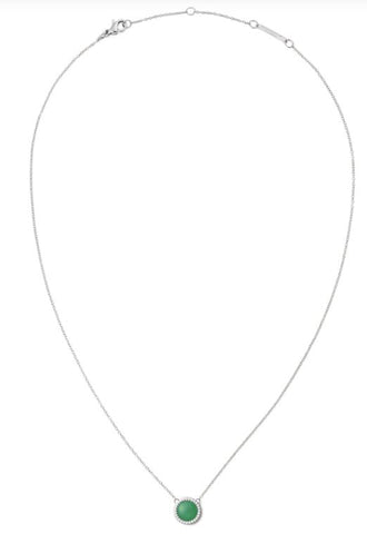 Daniel Wellington Audrey Jade Necklace Silver