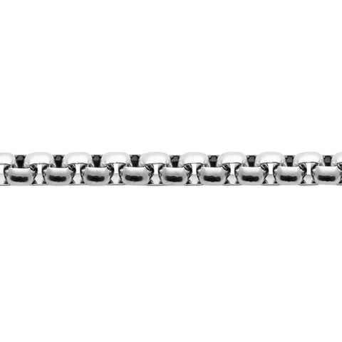 Stainless Steel Box Chain Bracelet 21cm