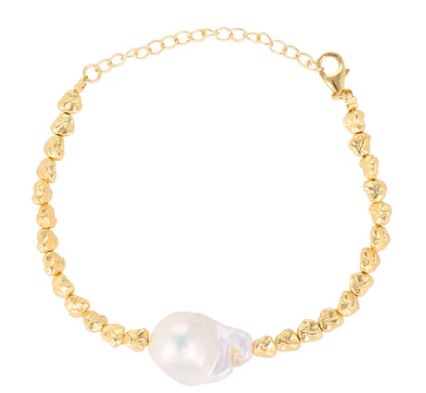 Chryssa Freshwater Pearl Gold Plated Bracelet
