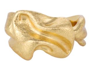 Chryssa Flow Gold Plated Ring