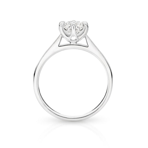 Amelia Lab Grown Diamond Solitaire Round Brilliant Cut Engagement Ring