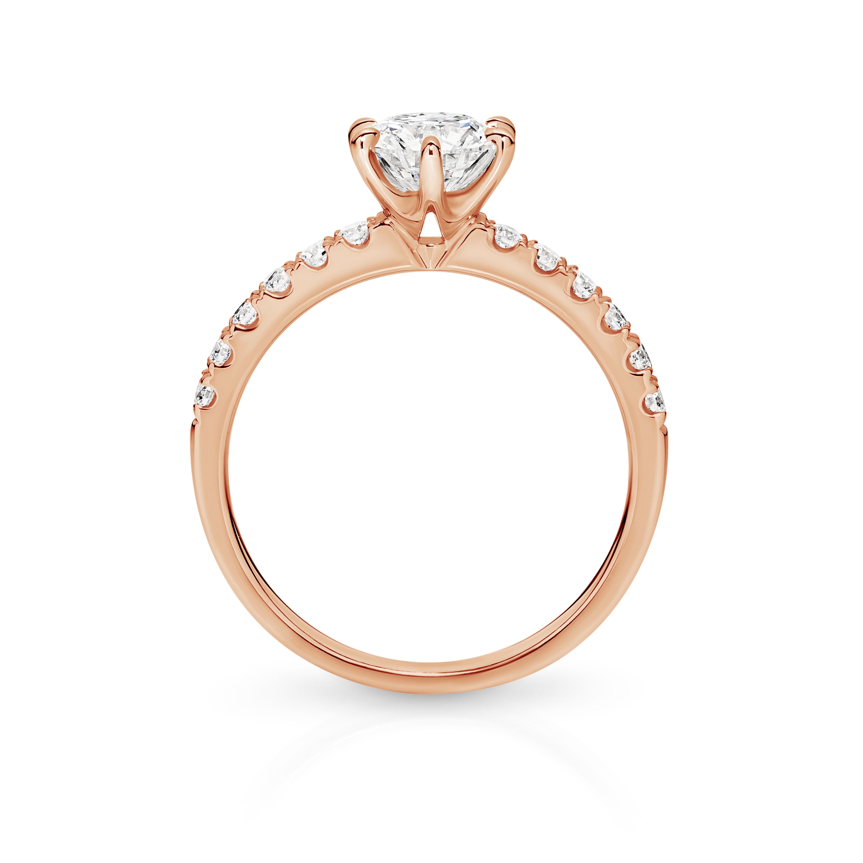 Eloise Lab Grown Diamond Solitaire Round Brilliant Cut Engagement Ring