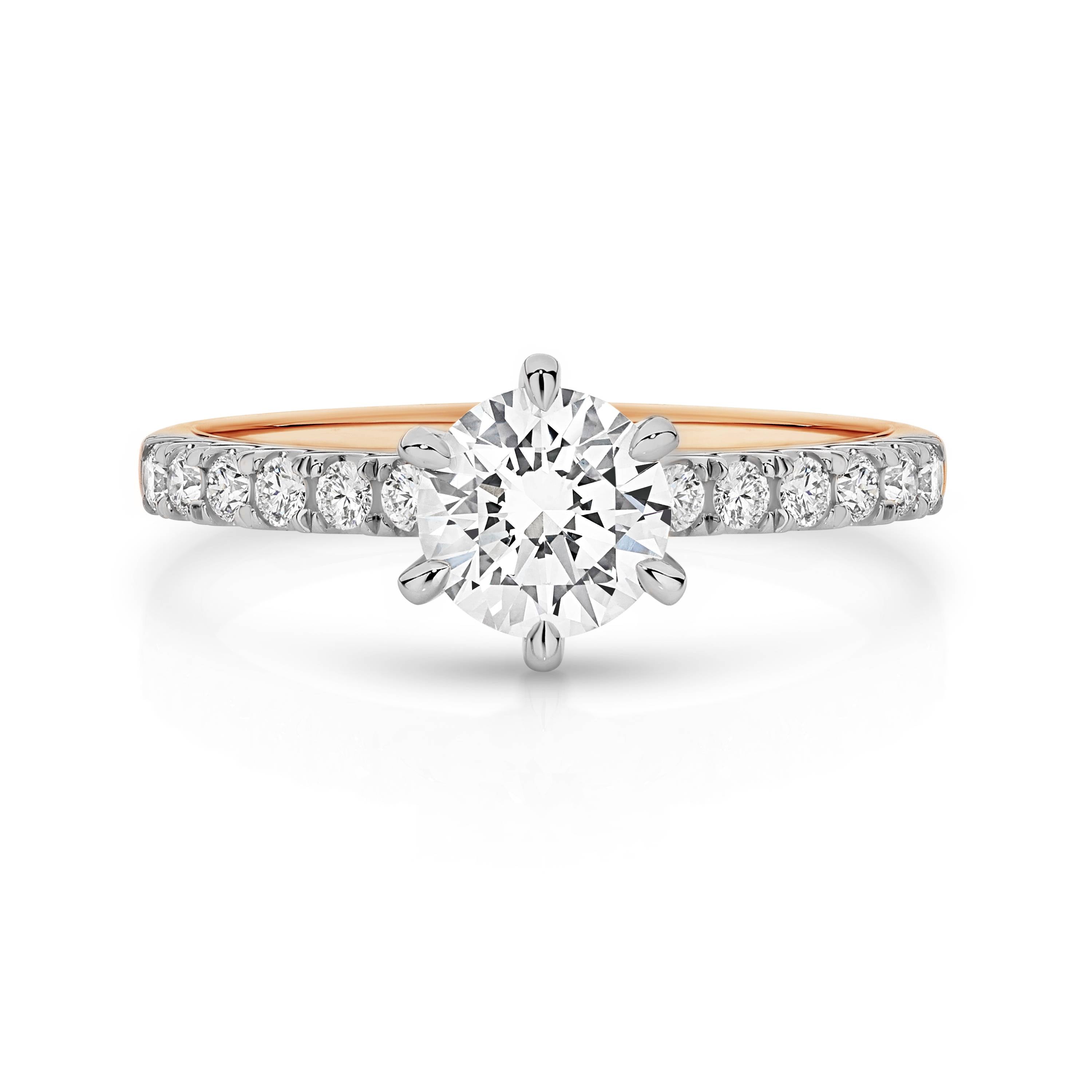 Eloise Diamond Solitaire Round Brilliant Cut Engagement Ring