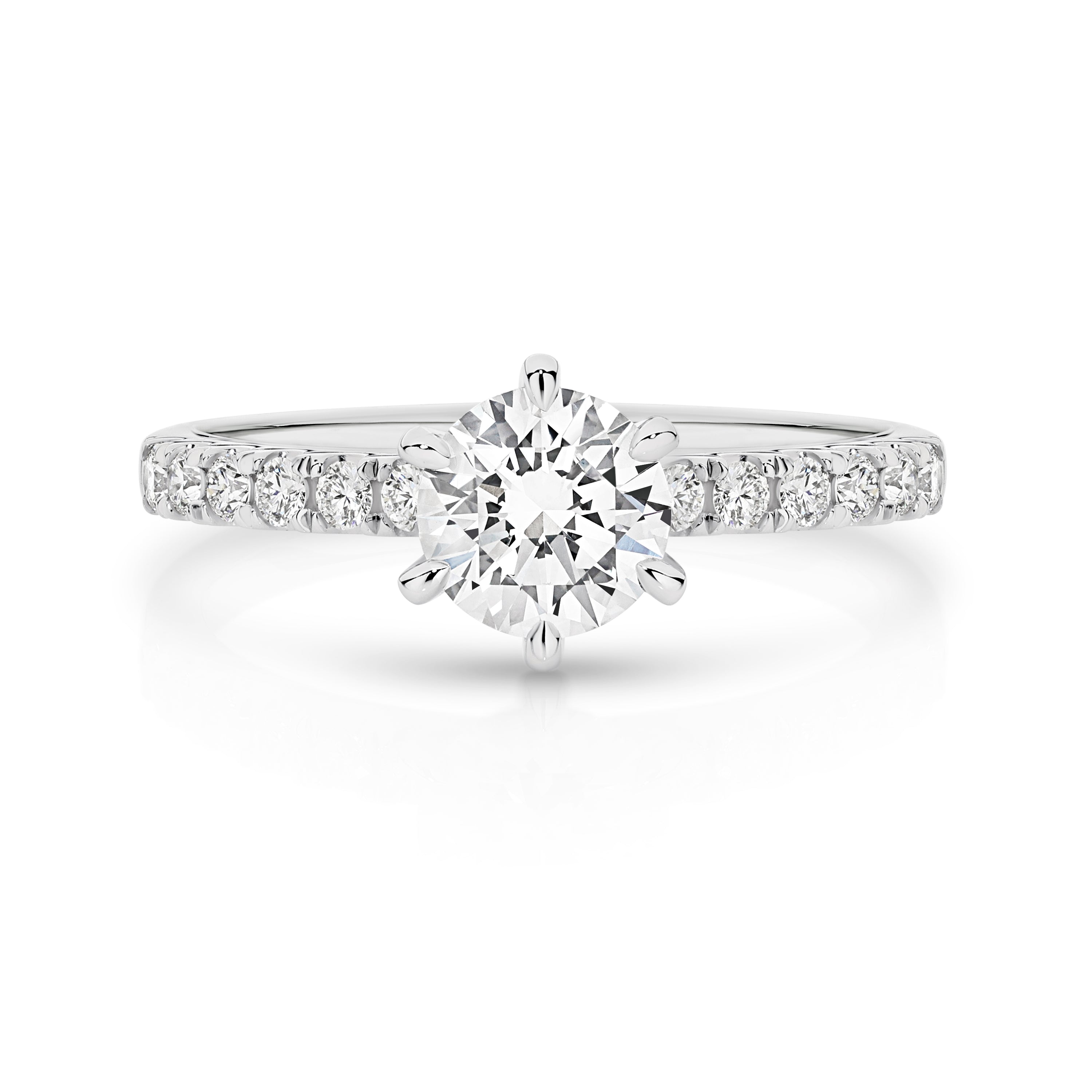 Eloise Lab Grown Diamond Solitaire Round Brilliant Cut Engagement Ring
