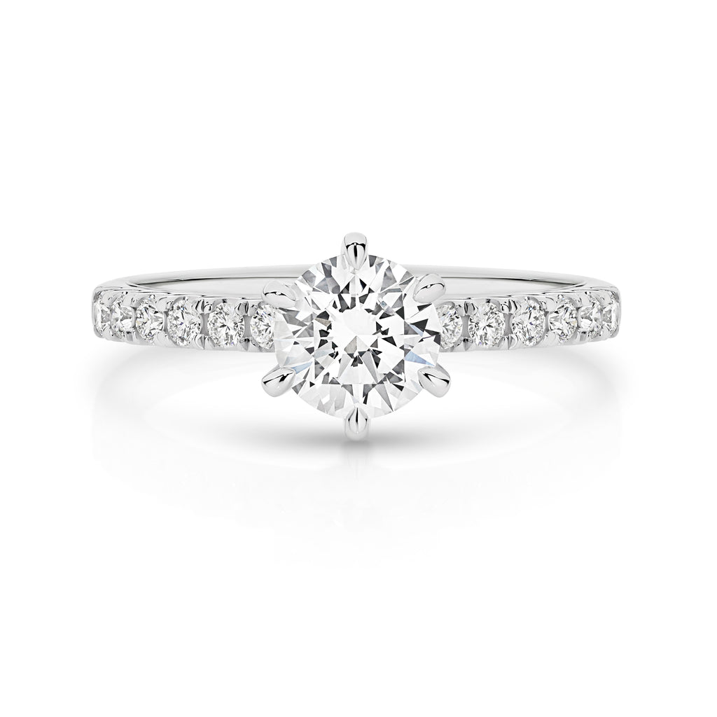 Eloise Diamond Solitaire Round Brilliant Cut Engagement Ring