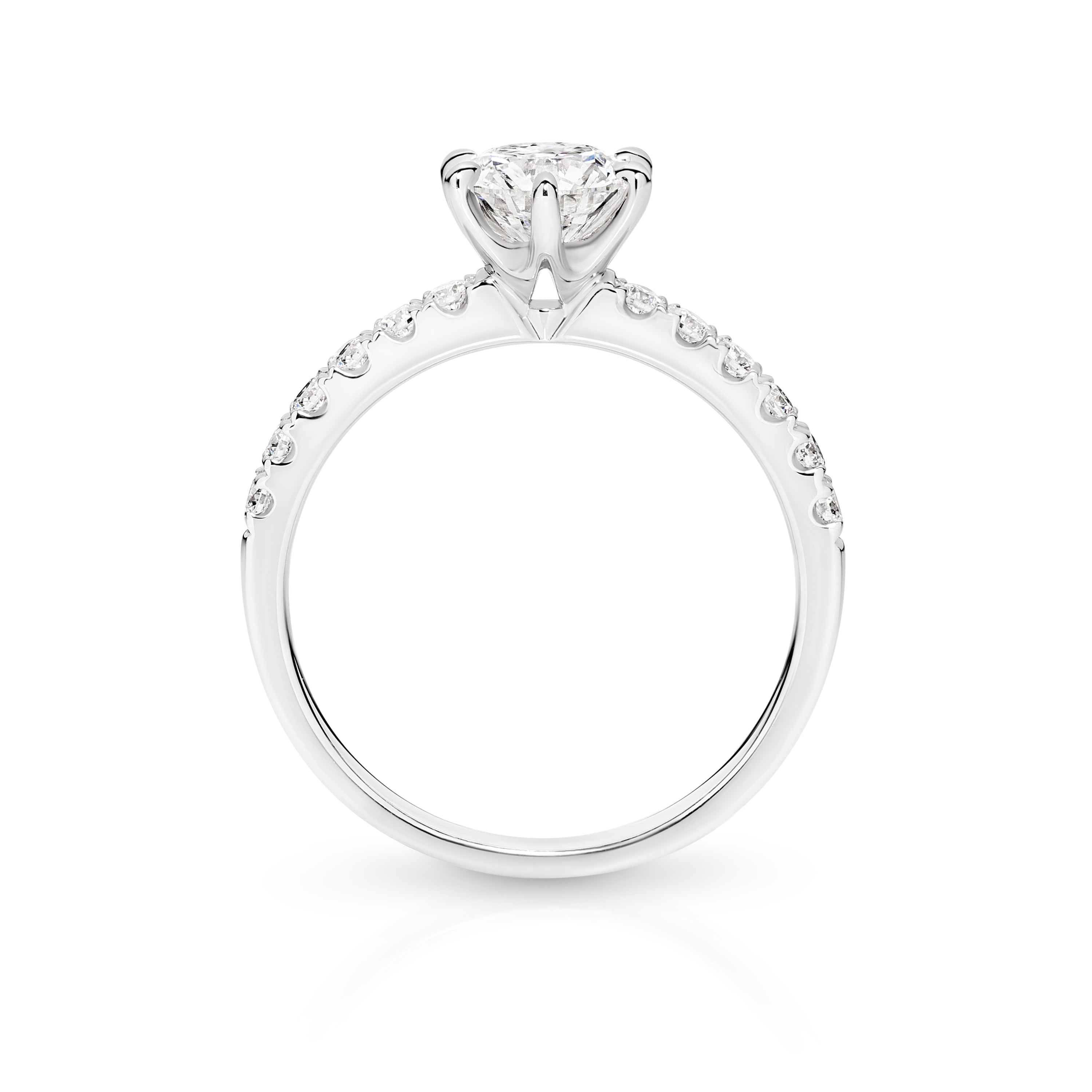 Eloise Diamond Solitaire Round Brilliant Cut Engagement Ring