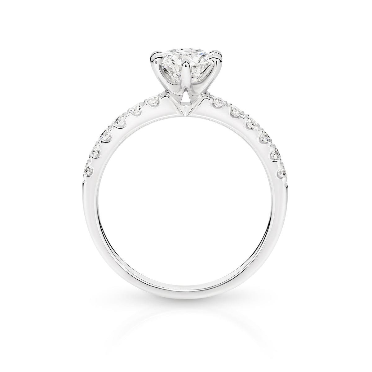 Eloise Diamond Solitaire Round Brilliant Cut Engagement Ring