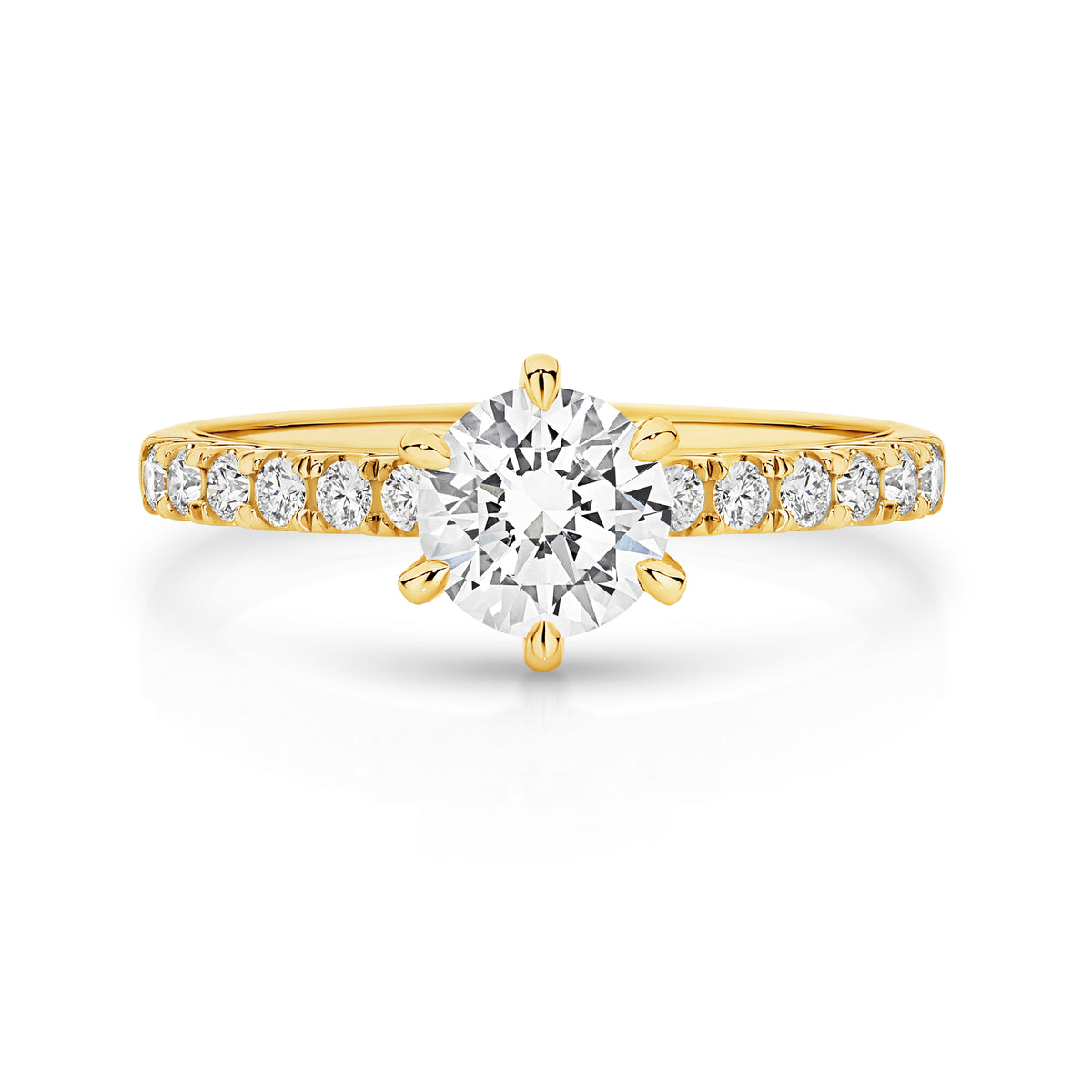 Eloise Lab Grown Diamond Solitaire Round Brilliant Cut Engagement Ring