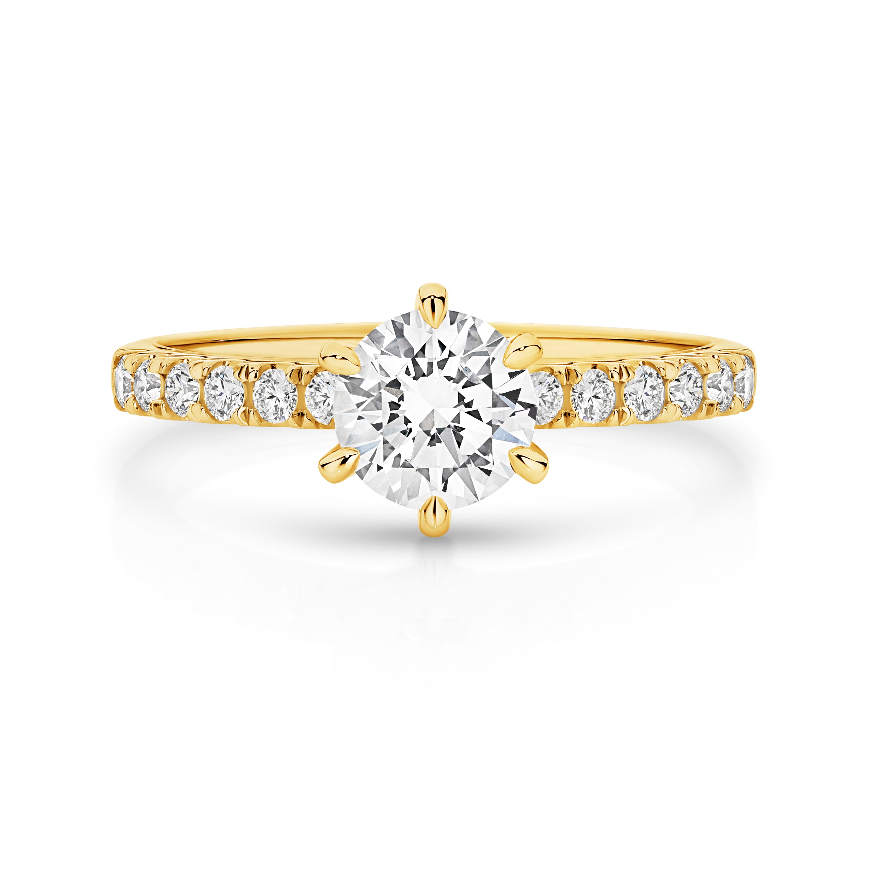 Eloise Diamond Solitaire Round Brilliant Cut Engagement Ring