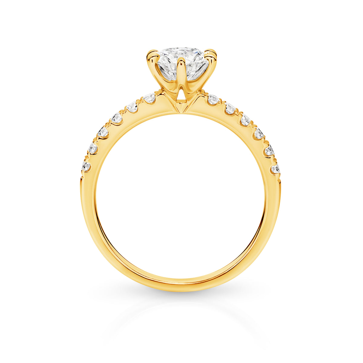 Eloise Lab Grown Diamond Solitaire Round Brilliant Cut Engagement Ring