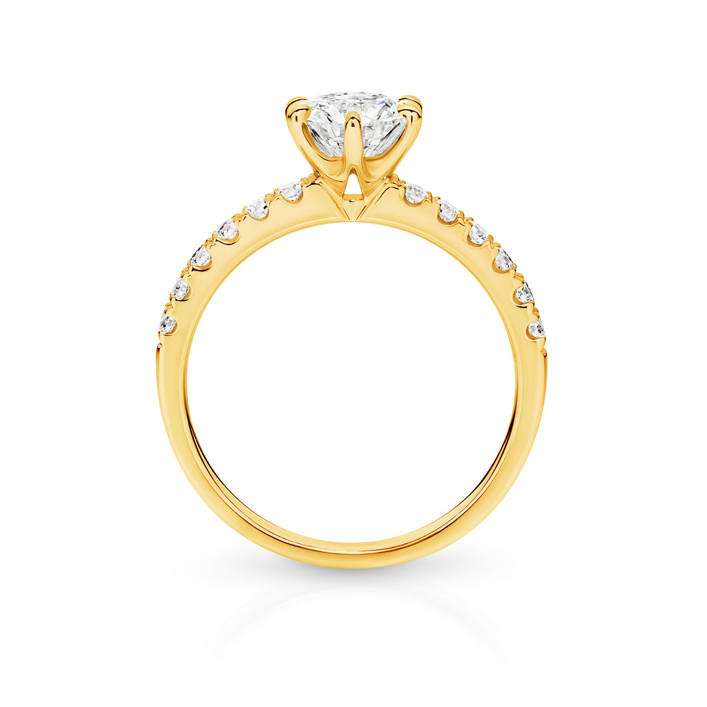 Eloise Lab Grown Diamond Solitaire Round Brilliant Cut Engagement Ring