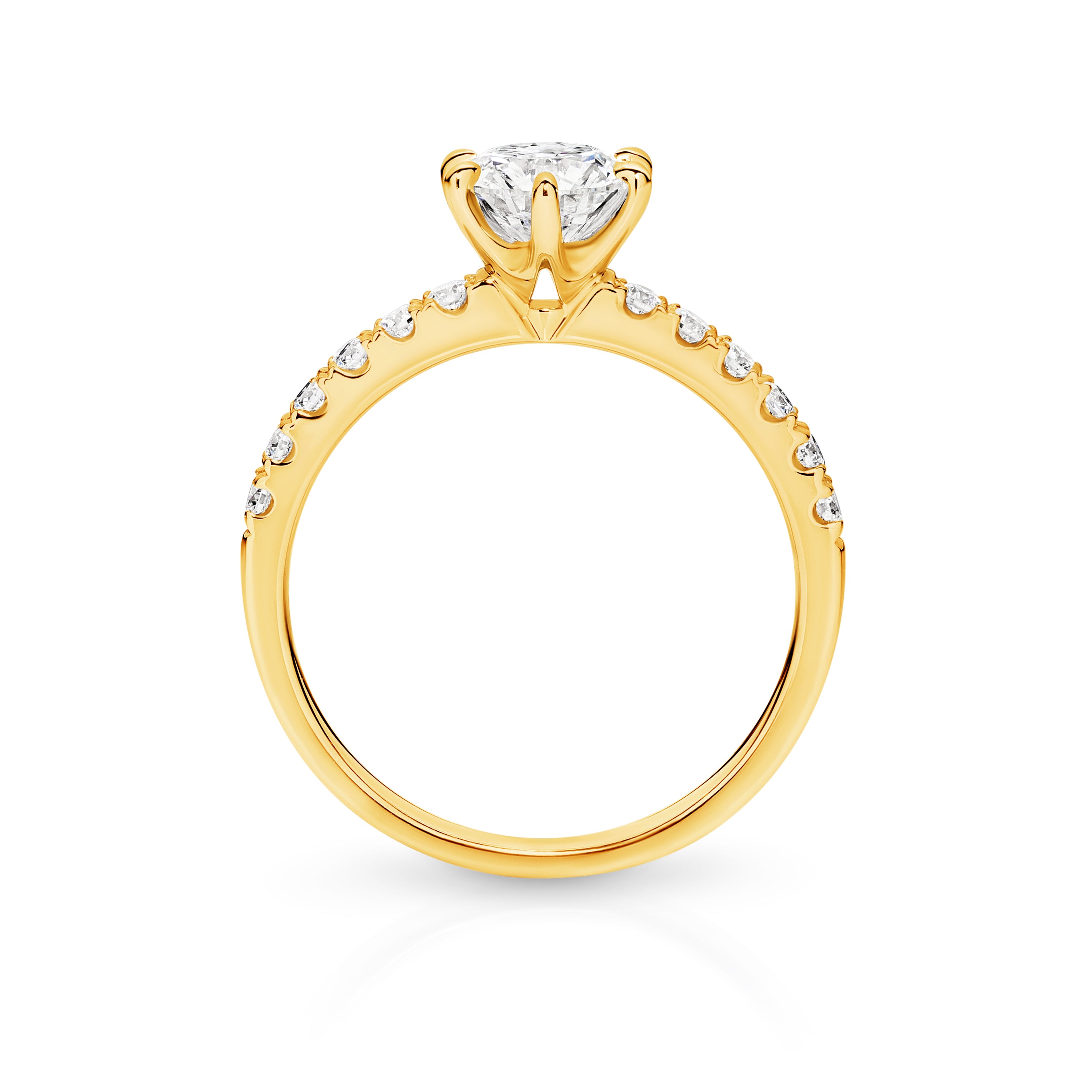 Eloise Diamond Solitaire Round Brilliant Cut Engagement Ring