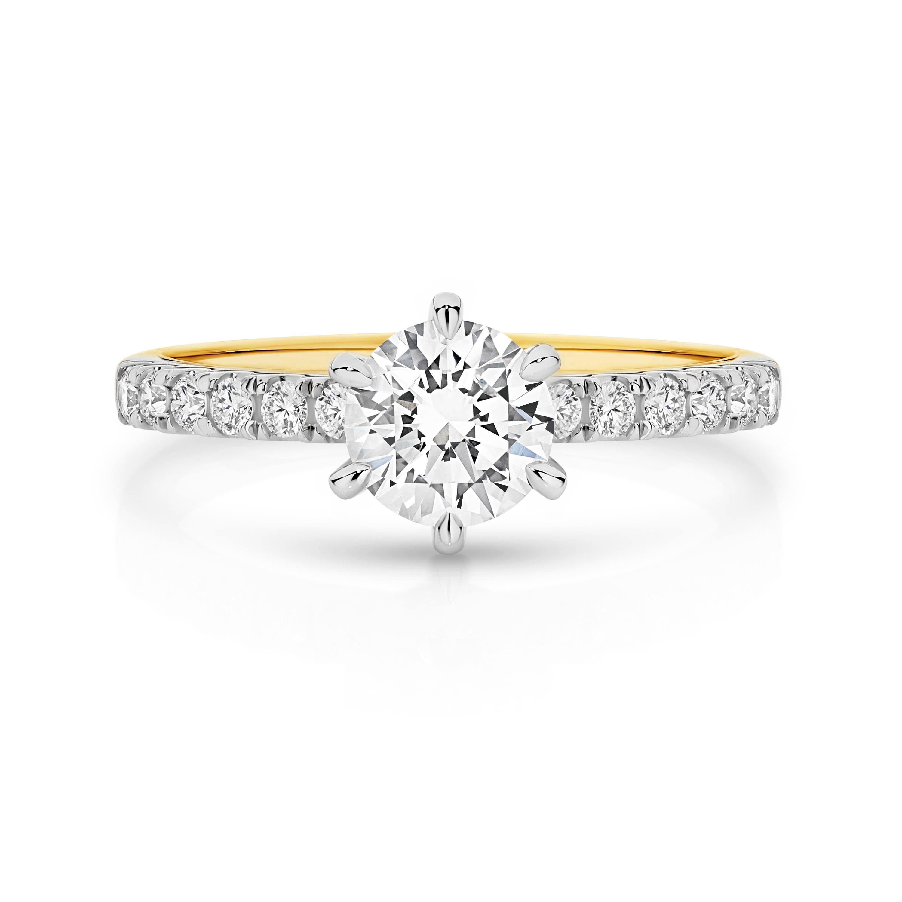 Eloise Diamond Solitaire Round Brilliant Cut Engagement Ring