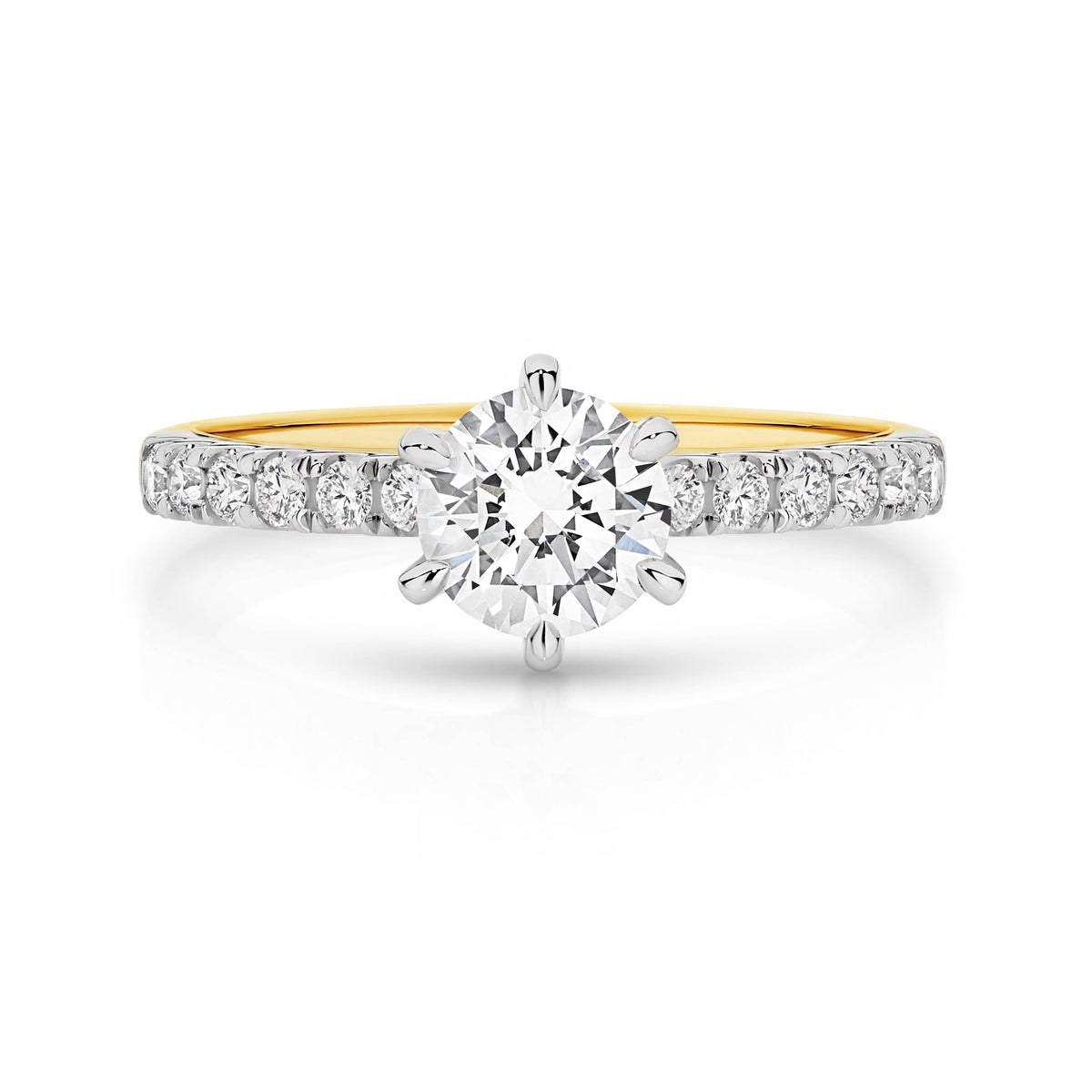 Eloise Diamond Solitaire Round Brilliant Cut Engagement Ring