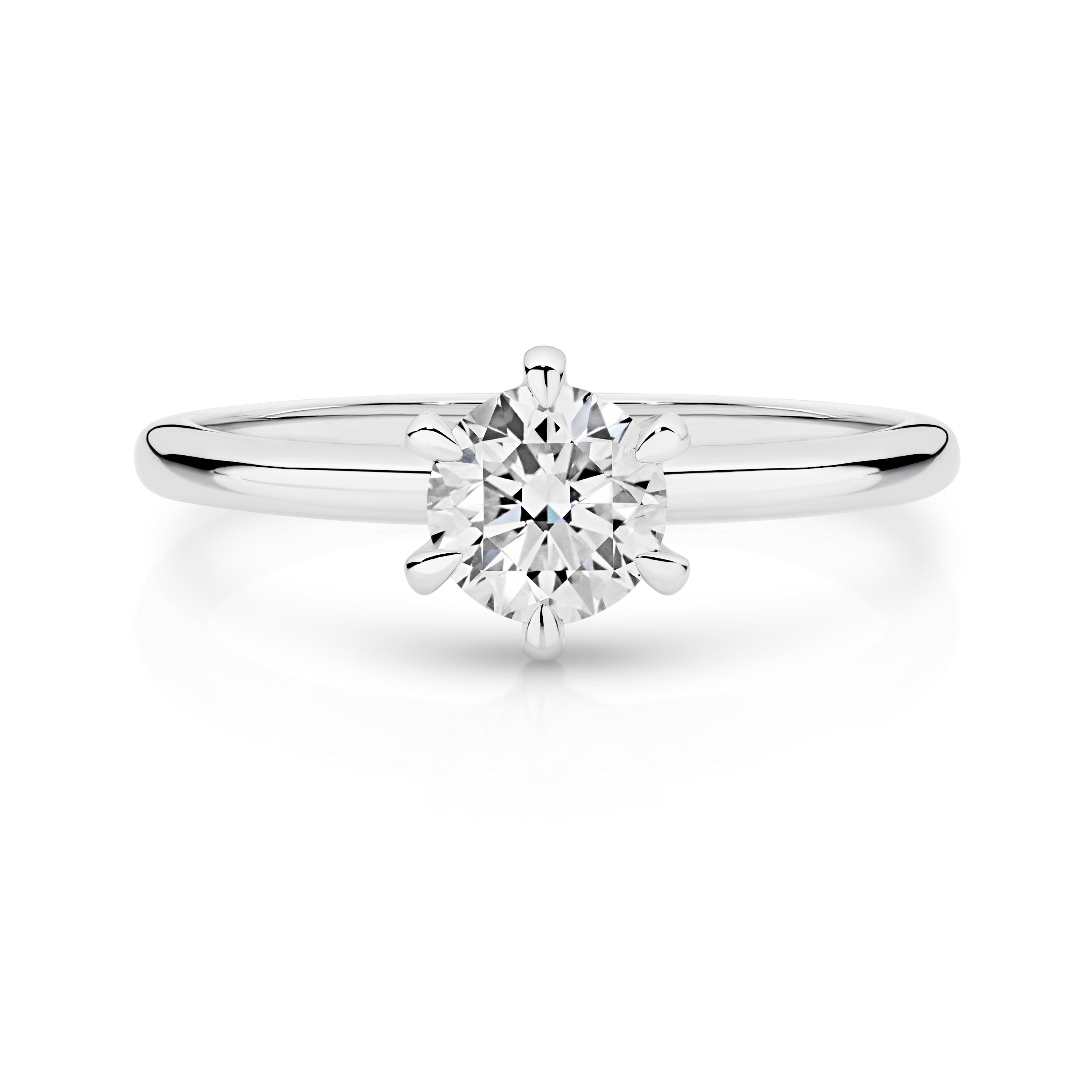 Grace Lab Grown Diamond Solitaire Round Brilliant Cut Engagement Ring