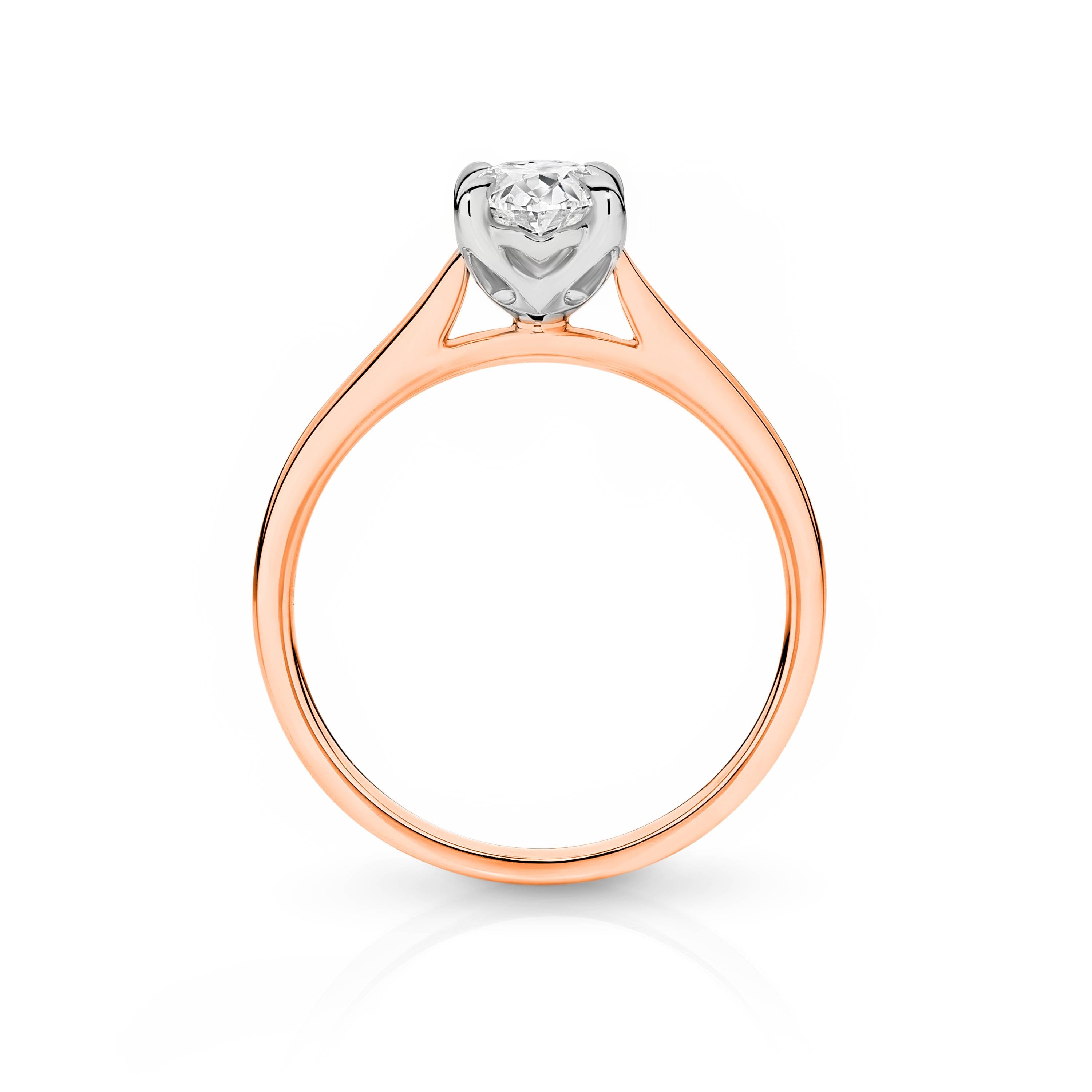 Antonia Diamond Solitaire Oval Cut Engagement Ring