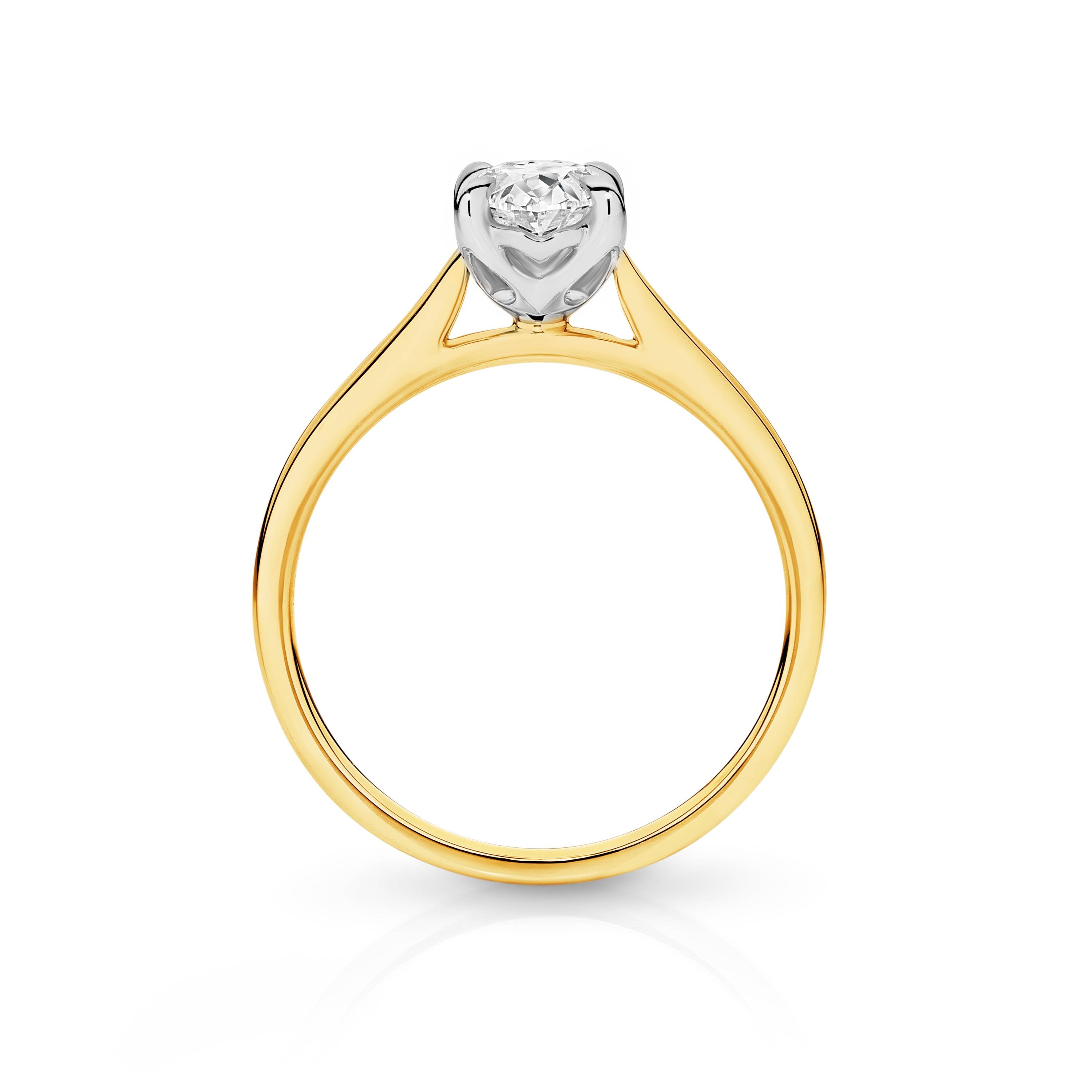 Antonia Diamond Solitaire Oval Cut Engagement Ring