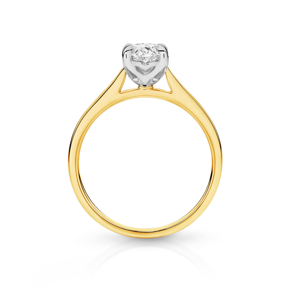 Antonia Diamond Solitaire Oval Cut Engagement Ring