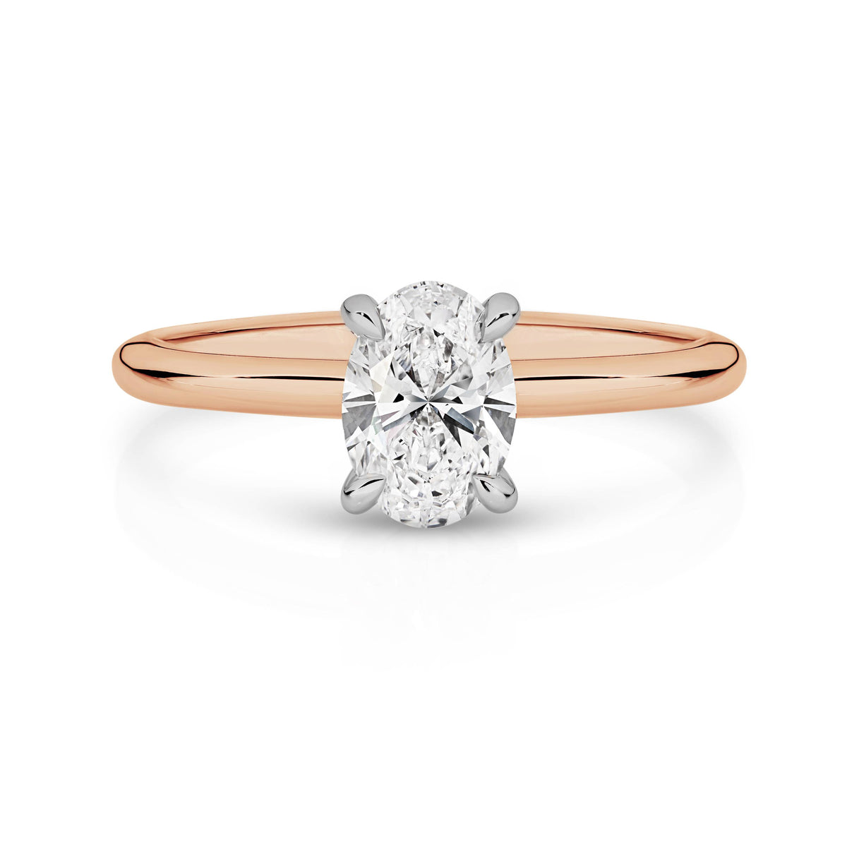 Willow Diamond Solitaire Oval Cut Engagement Ring