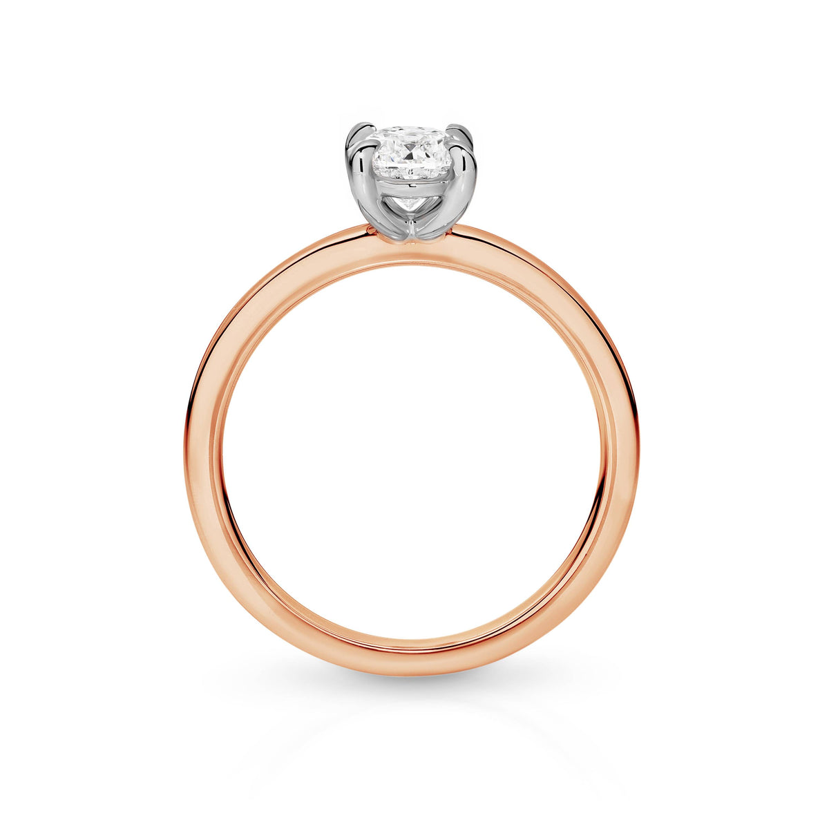 Willow Diamond Solitaire Oval Cut Engagement Ring