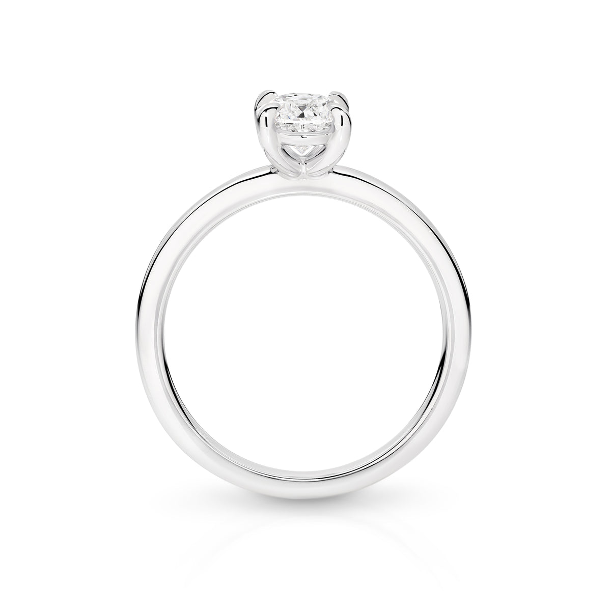 Willow Lab Grown Diamond Solitaire Oval Cut Engagement Ring