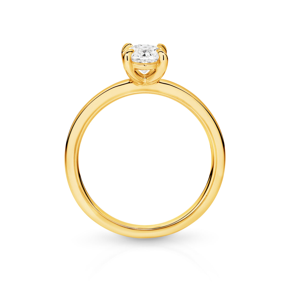 Willow Diamond Solitaire Oval Cut Engagement Ring