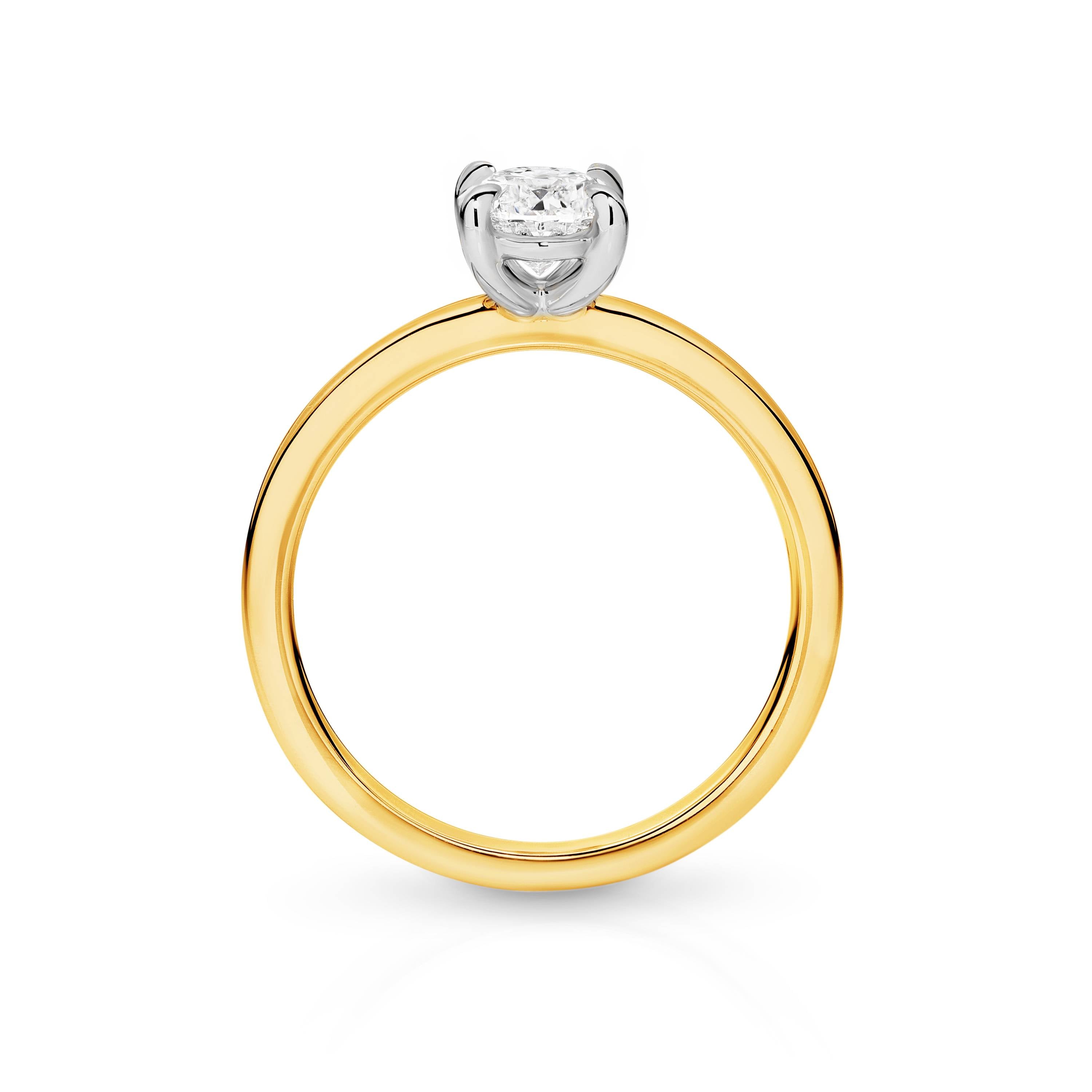 Willow Diamond Solitaire Oval Cut Engagement Ring