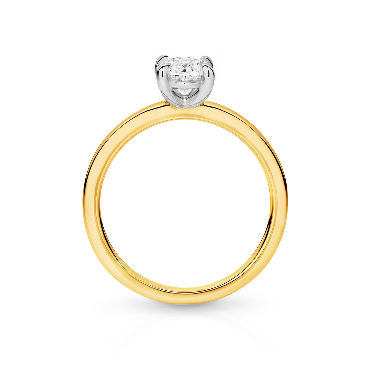 Willow Diamond Solitaire Oval Cut Engagement Ring