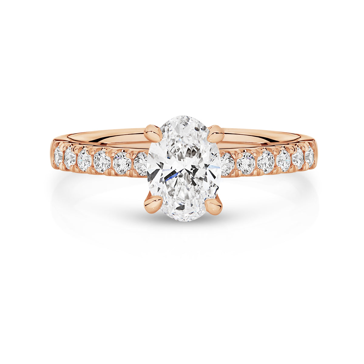 Matilda Diamond Solitaire Oval Cut Engagement Ring