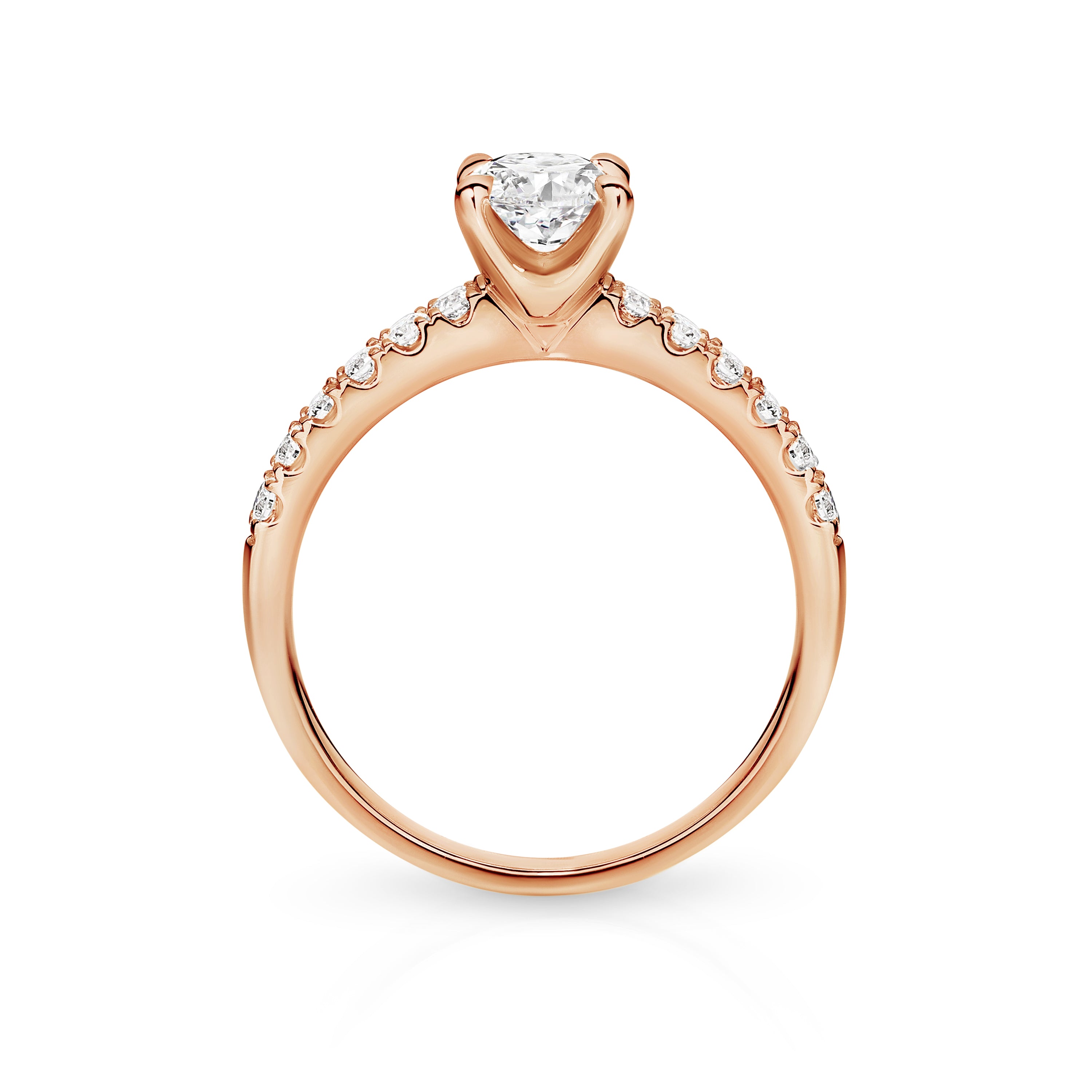 Matilda Lab Grown Diamond Solitaire Oval Cut Engagement Ring