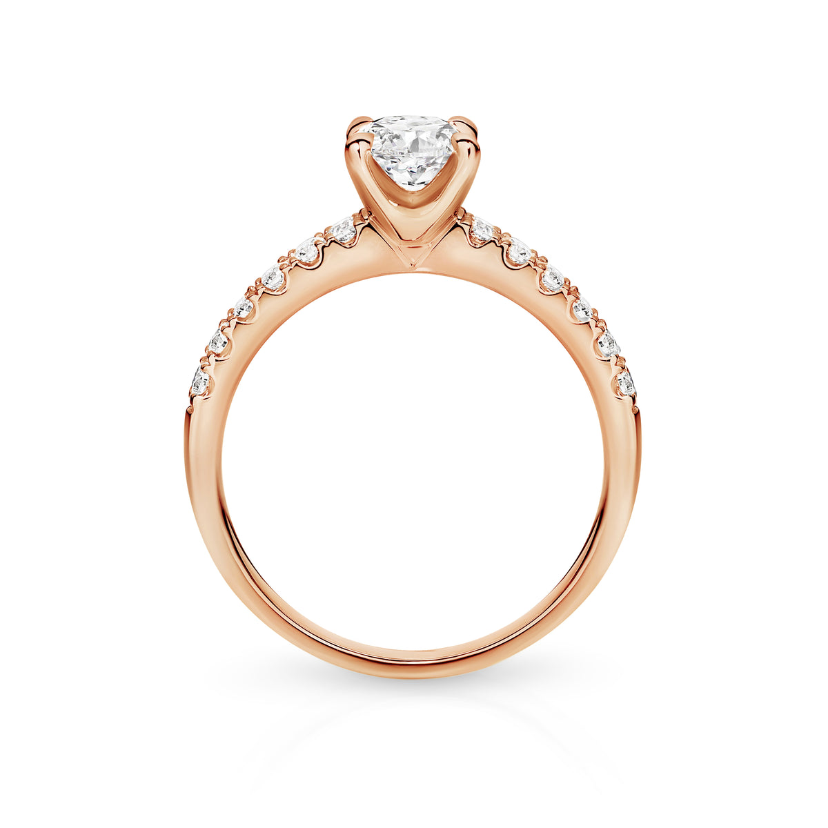 Matilda Lab Grown Diamond Solitaire Oval Cut Engagement Ring