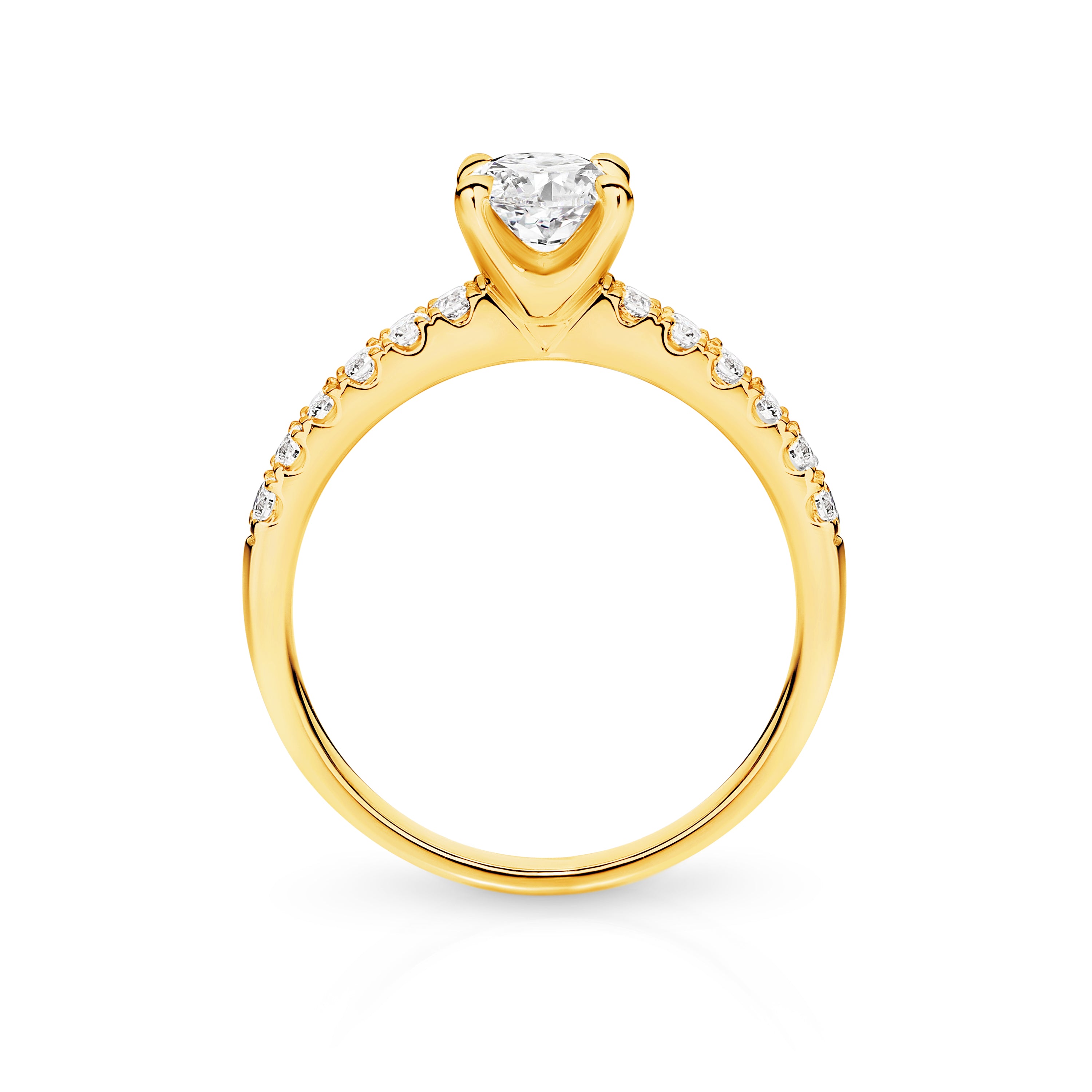 Matilda Lab Grown Diamond Solitaire Oval Cut Engagement Ring