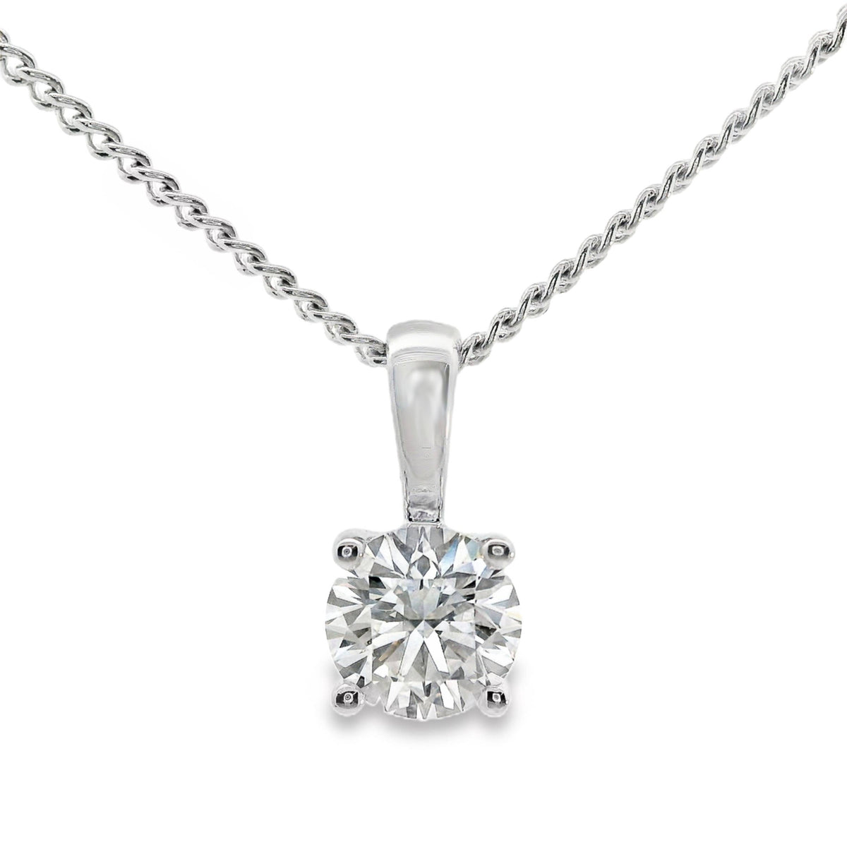 Lab Grown Diamond and Pendant gift set, 1.50ct Total diamond weight