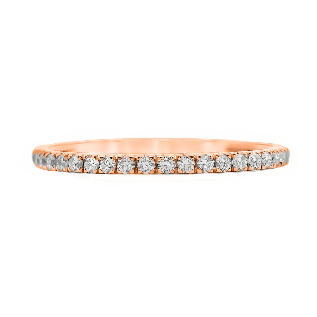 Low Claw Set Diamond Wedding Ring 21 = 0.19ct
