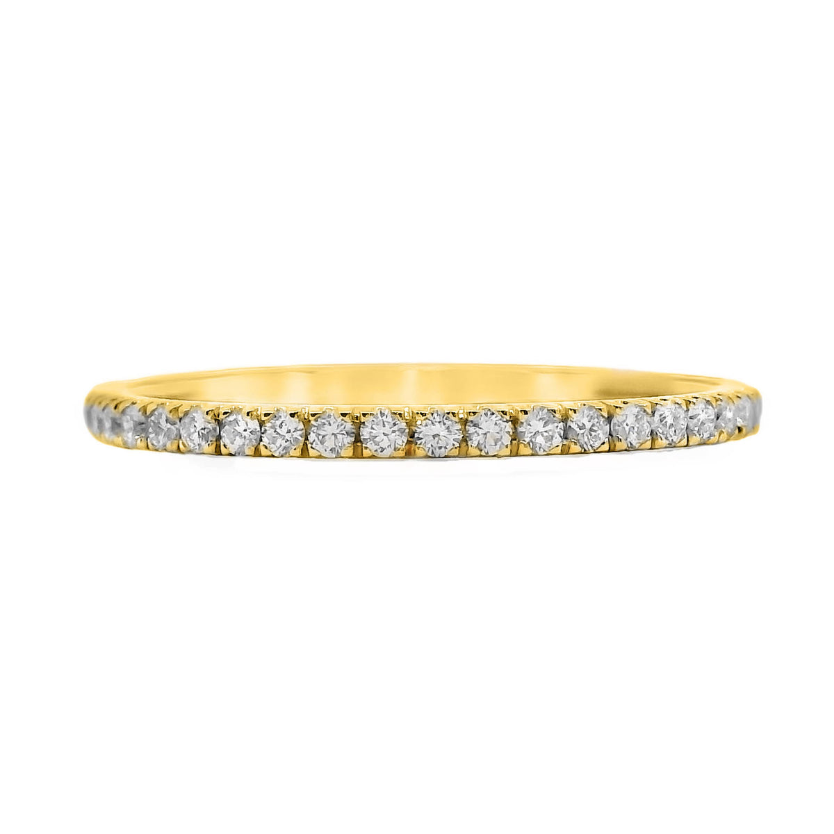 Low Claw Set Diamond Wedding Ring 21 = 0.19ct