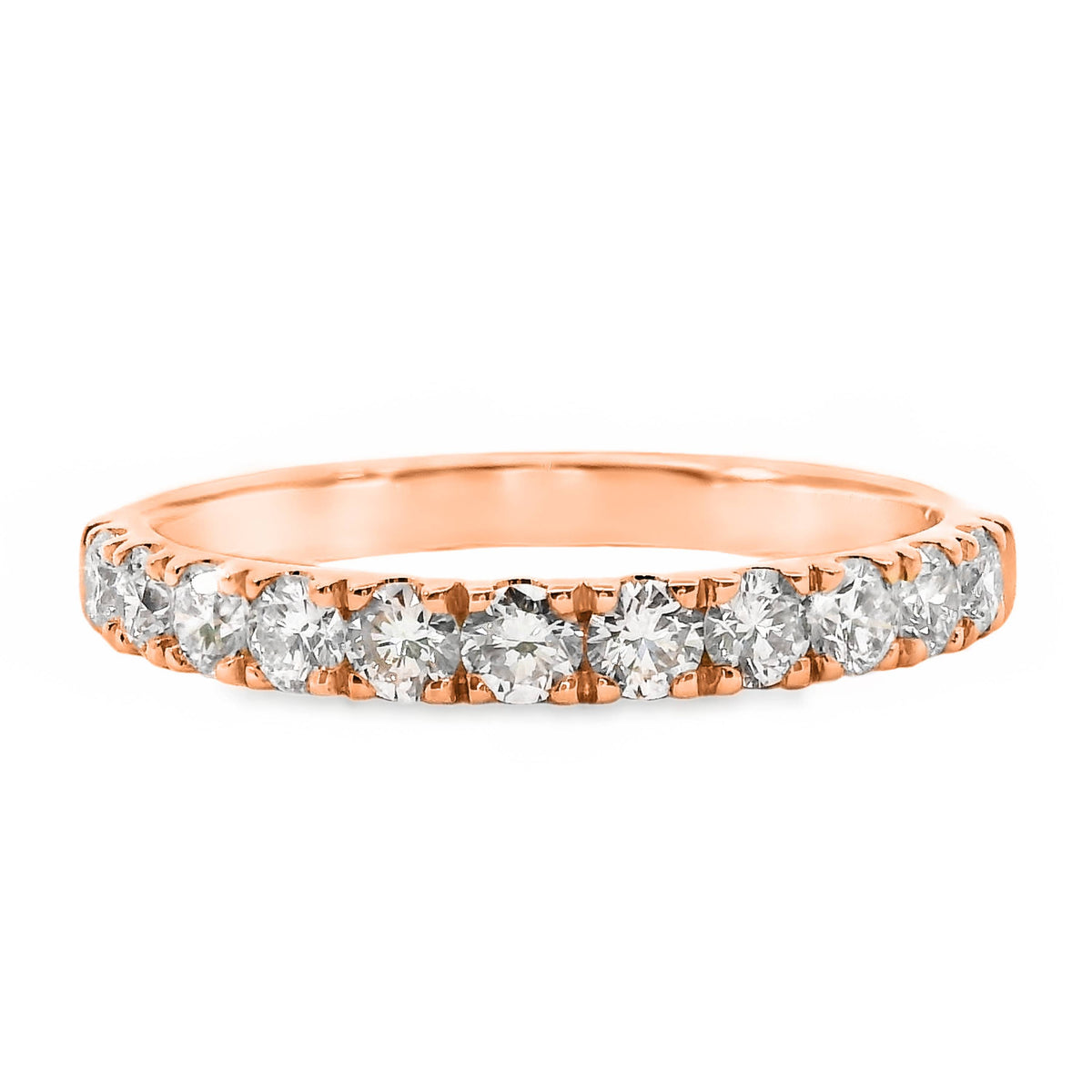 Low Claw Set Diamond Wedding Ring 11 = 0.61ct