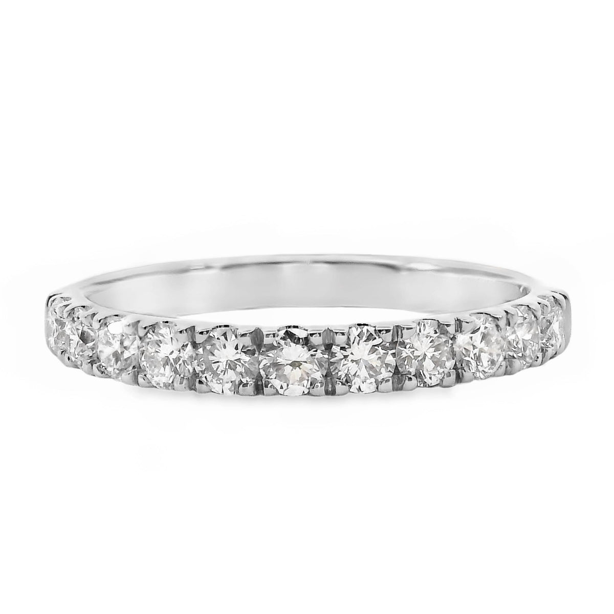 Low Claw Set Diamond Wedding Ring 11 = 0.61ct