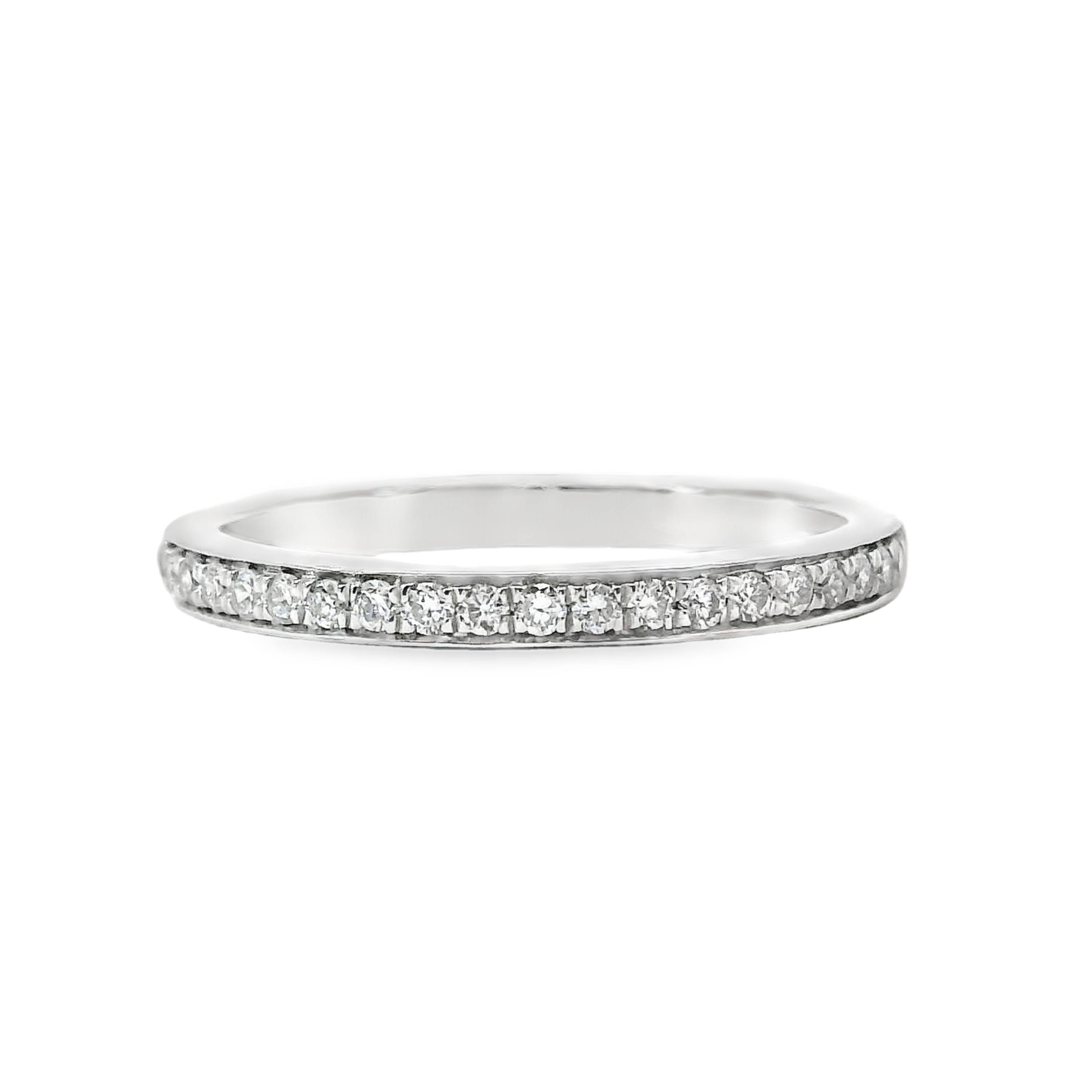 Grain Set Diamond Wedding Ring 21 = 0.21ct