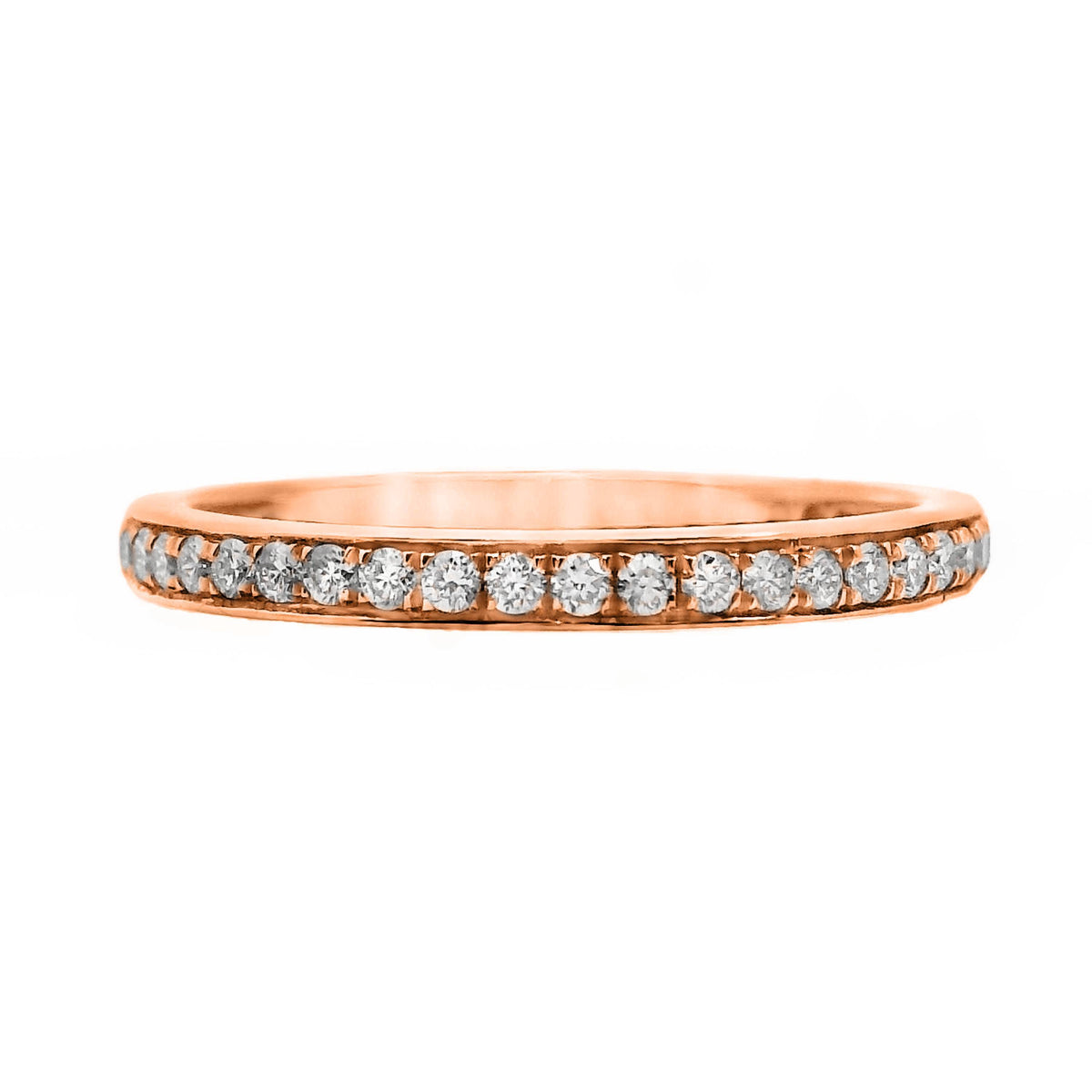 Grain Set Diamond Wedding Ring