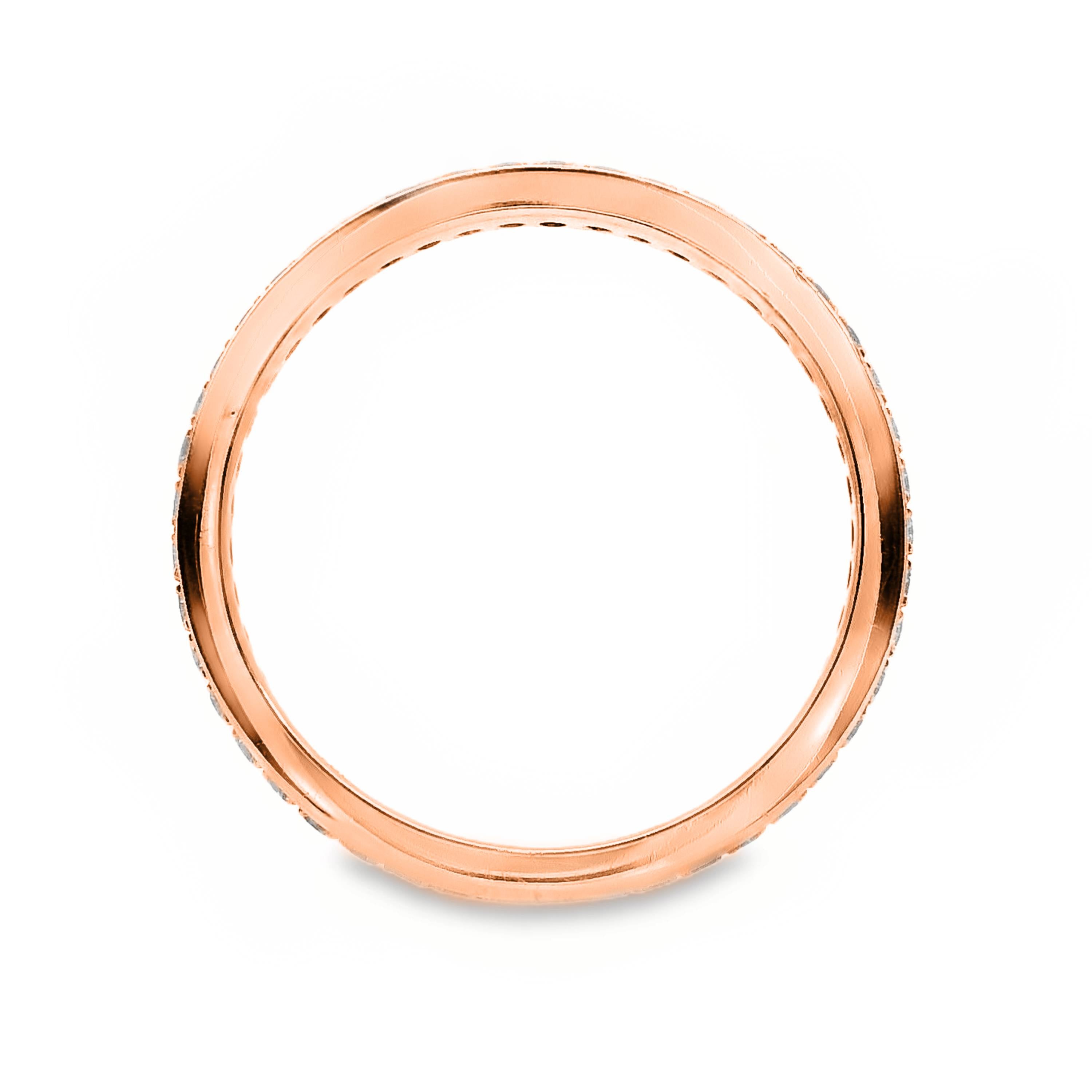 Grain Set Diamond Wedding Ring
