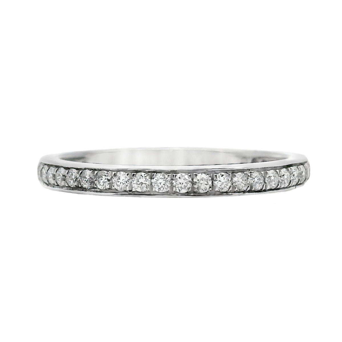 Grain Set Diamond Wedding Ring