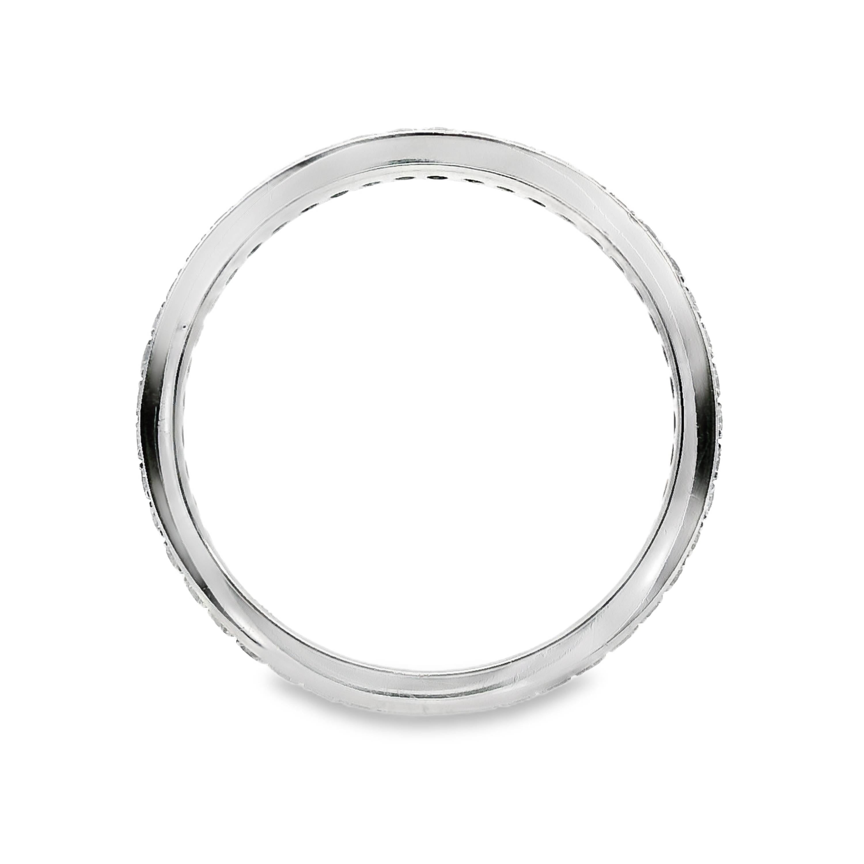 Grain Set Diamond Wedding Ring