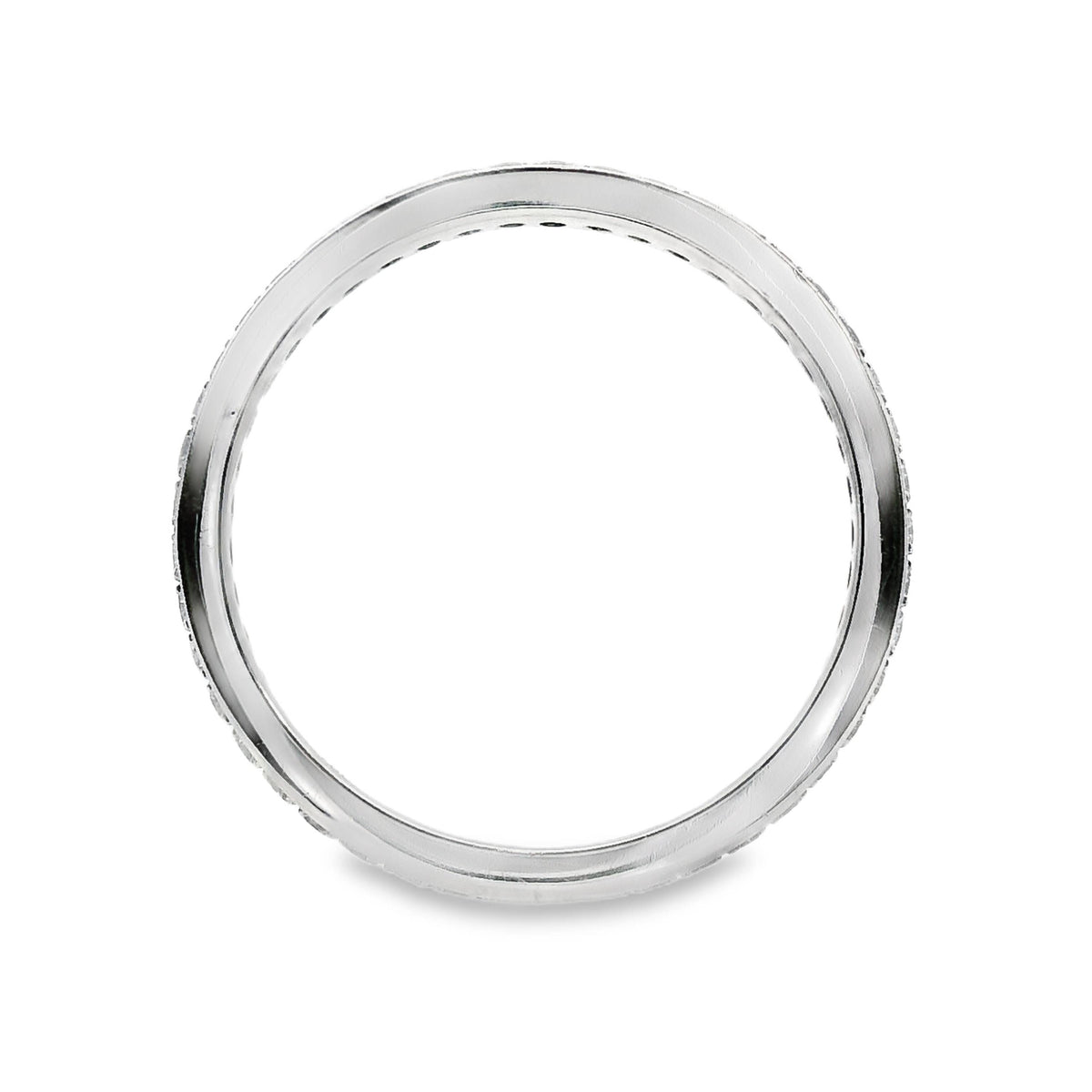 Grain Set Diamond Wedding Ring