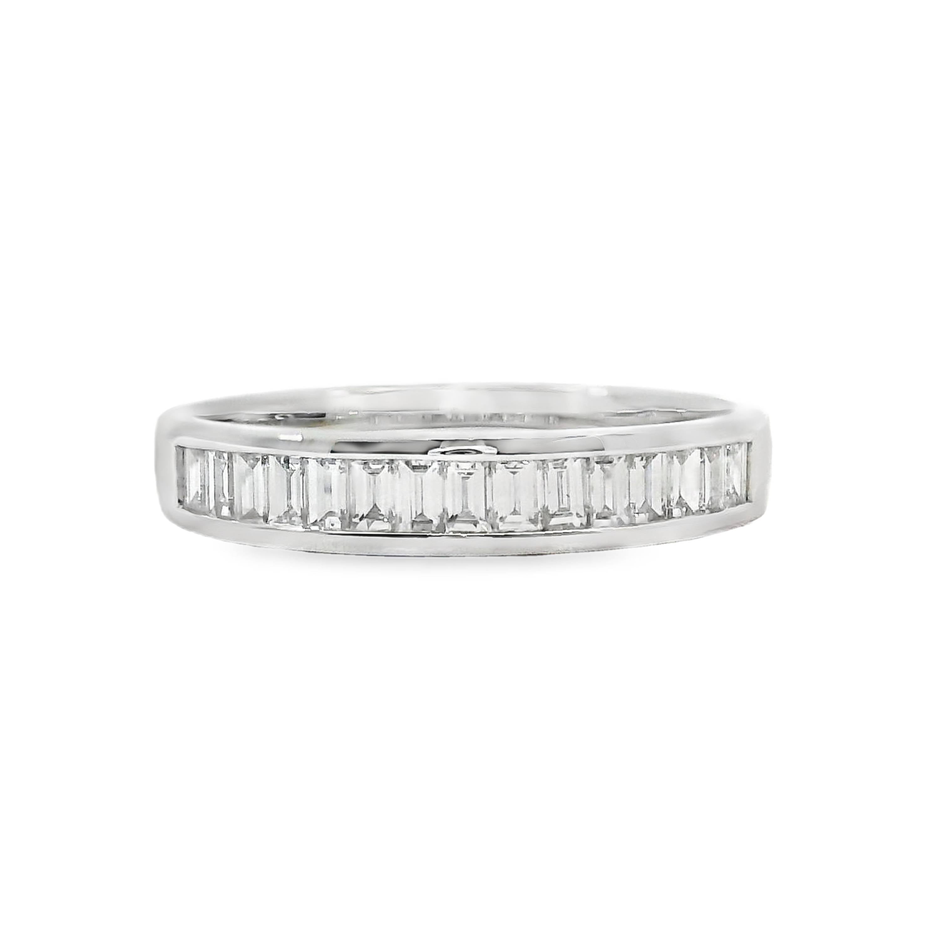 Baguette Diamond Channel Set Ring 16 = 0.50ct